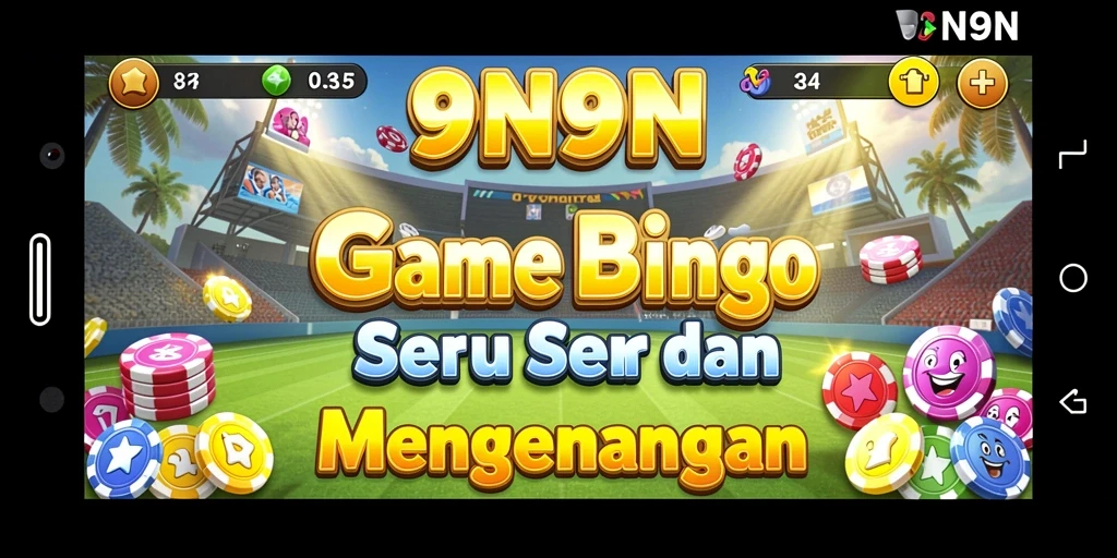 Screenshot gameplay 9N9N menampilkan keseruan permainan Bingo.