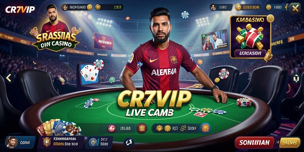 Tampilan gameplay langsung dari CR7VIP yang penuh aksi.