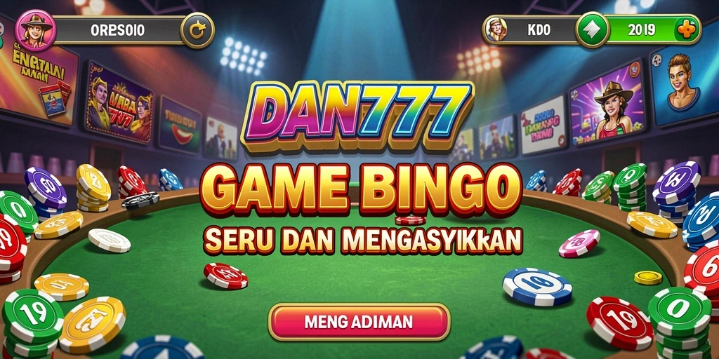 Tampilan gameplay seru dari DAN777 saat bermain Bingo.