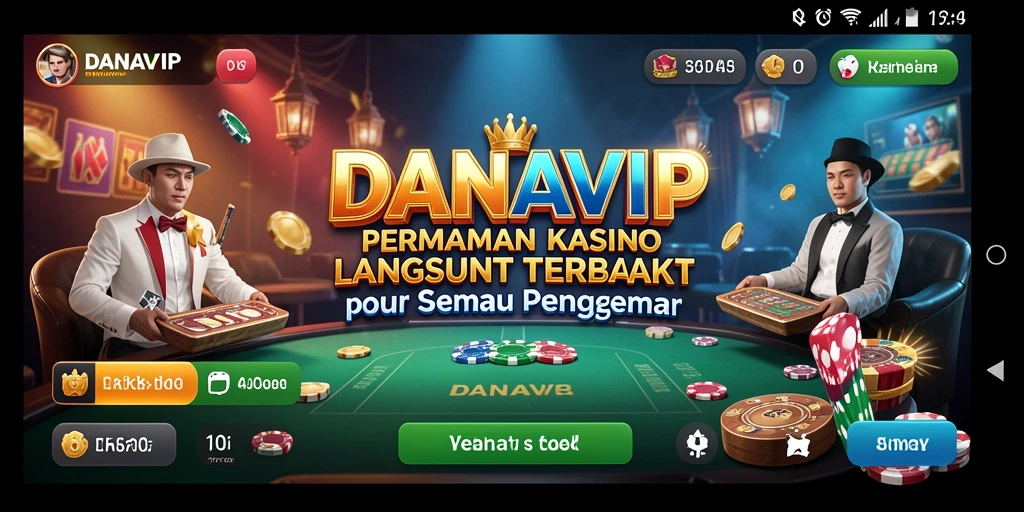 Tampilan gameplay interaktif dan langsung dari DANAVIP.