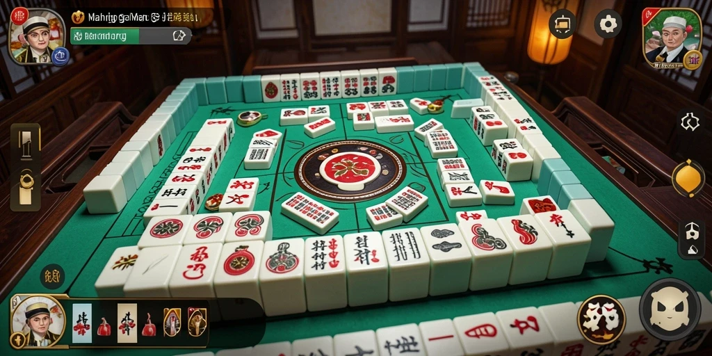 Screenshot gameplay HARAPJP yang menunjukkan momen seru permainan Mahjong.