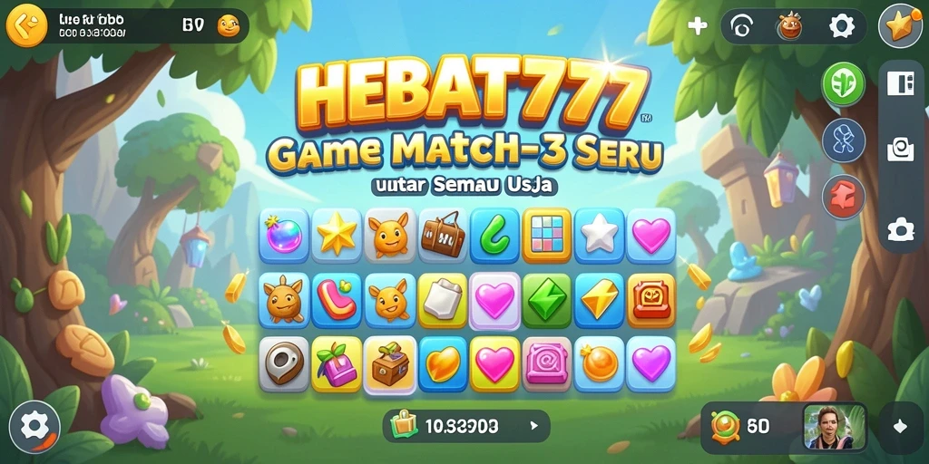 Tampilan gameplay seru dan menantang HEBAT777.