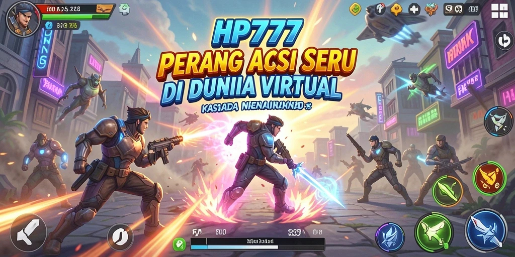 Gameplay HP777 yang mendebarkan dengan aksi cepat dan intens.