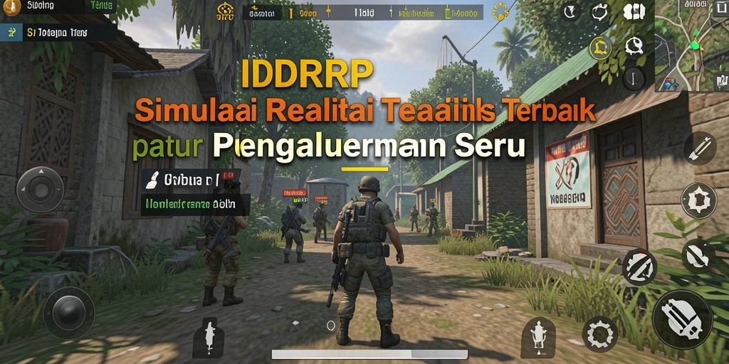 Tampilan menarik dari gameplay IDRRP yang seru dan interaktif.