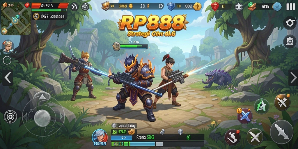 Gameplay menarik dalam RP888 yang penuh strategi.
