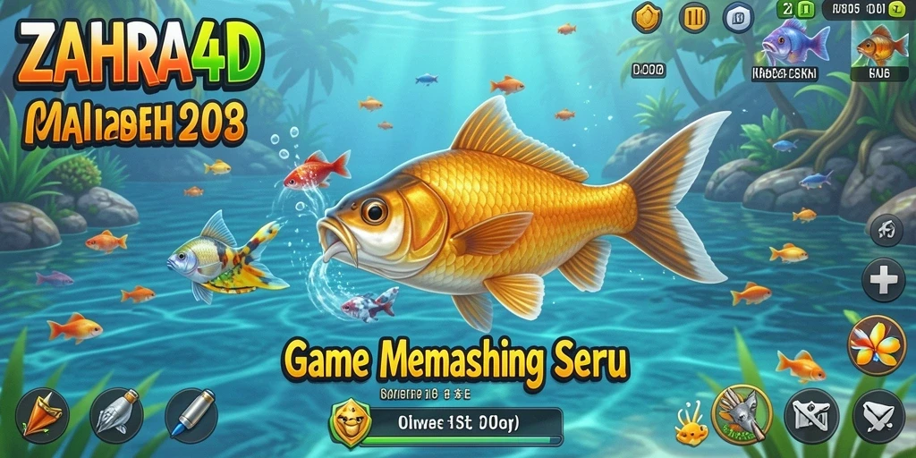 Tangkapan ikan yang menakjubkan di ZAHRA4D, fitur gameplay yang realistis.
